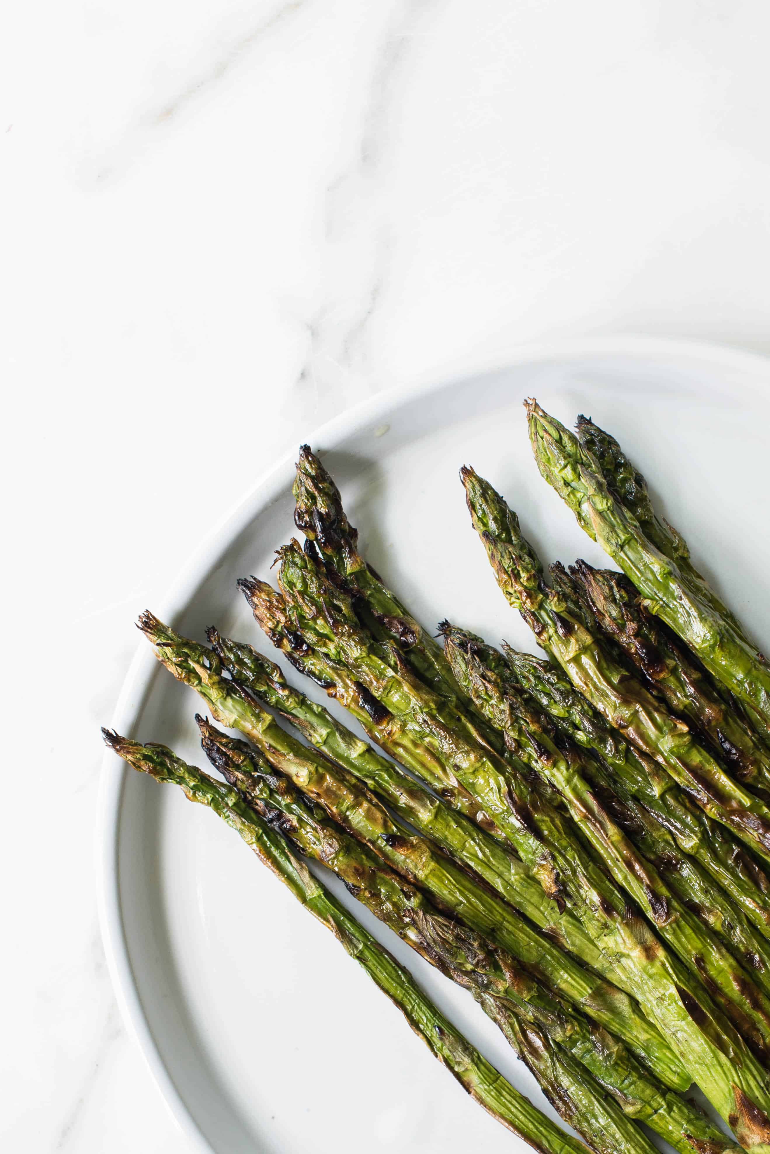 charred asparagus