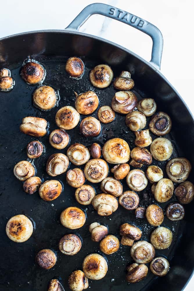 b browning button mushrooms