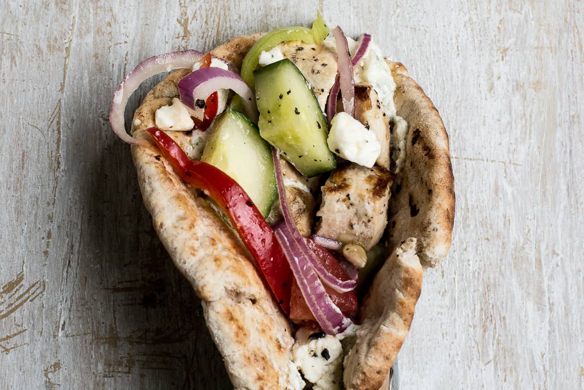 Chicken souvlaki