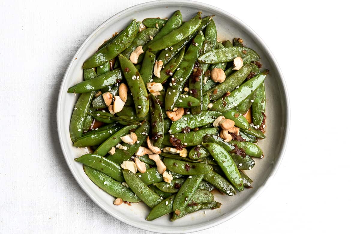 Szechuan-Style Sugar Snap Peas 