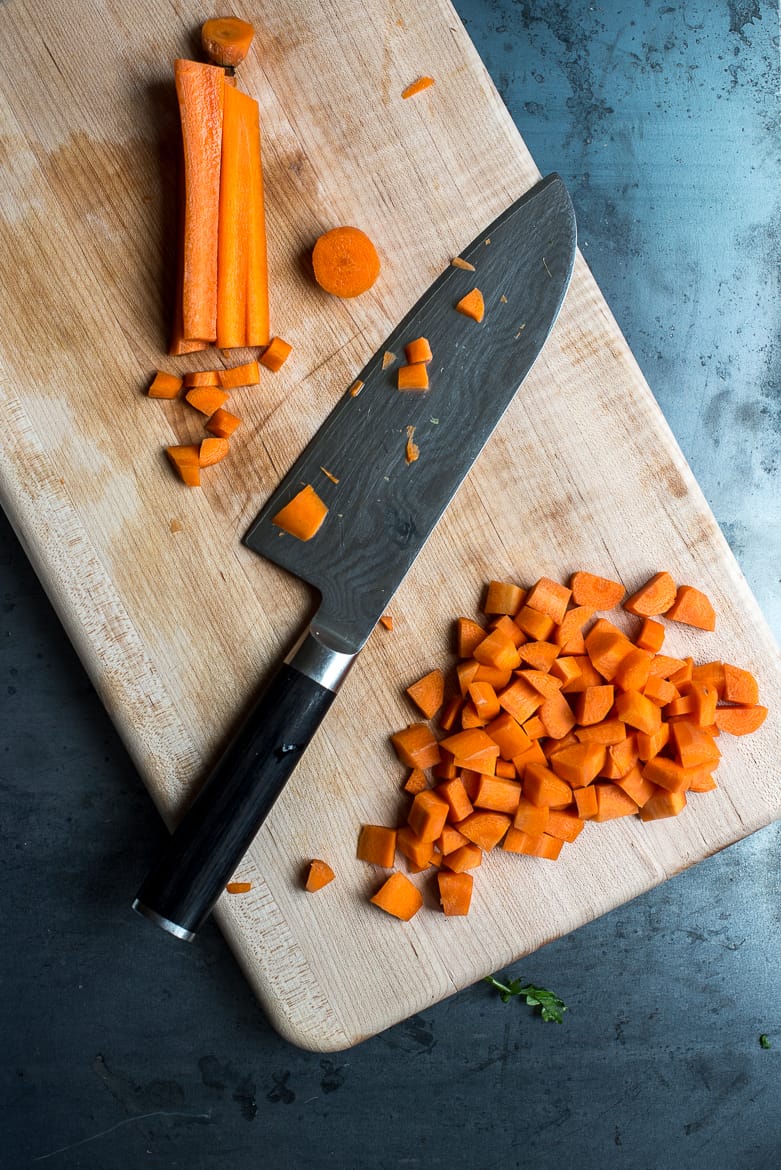 Dicing carrots