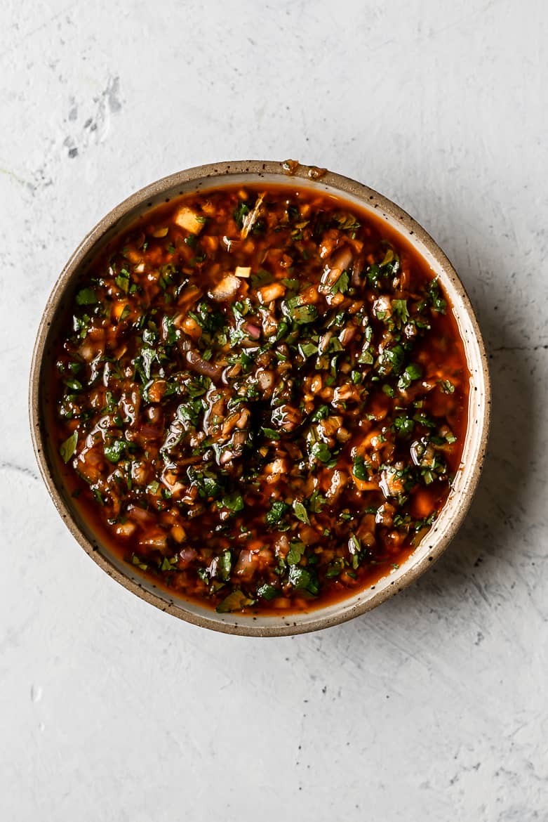 Red Chimichurri Sauce