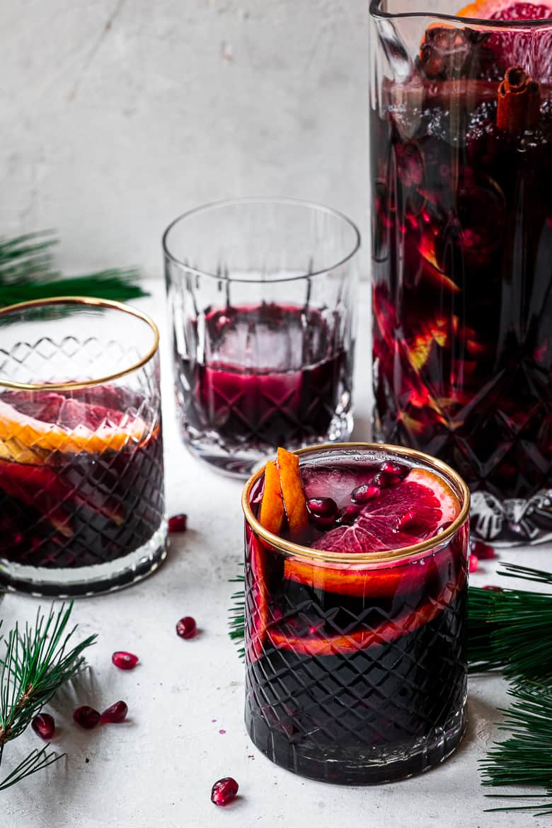 Sangria in glasses