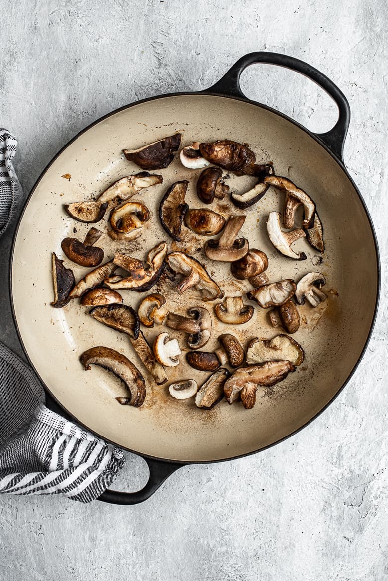 seared mushrooms 