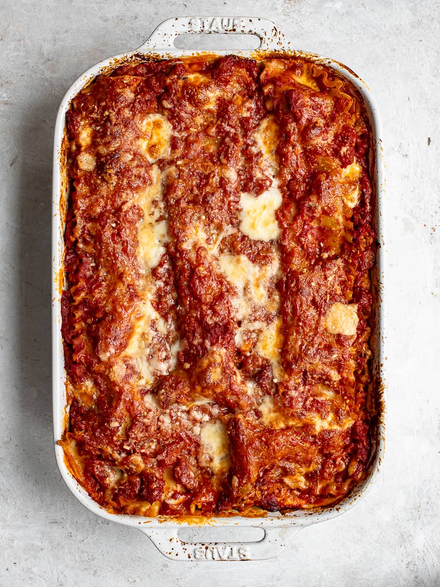 Simple Spinach Lasagna In Lasagna Trio Pan