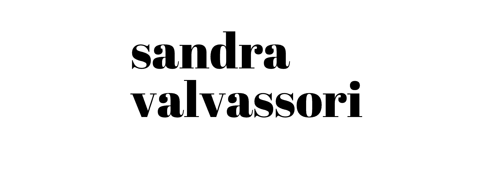 sandravalvassori.com logo
