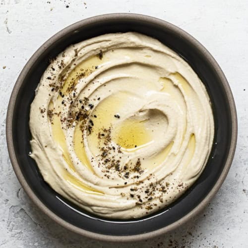 Ultra Smooth Hummus in bowl