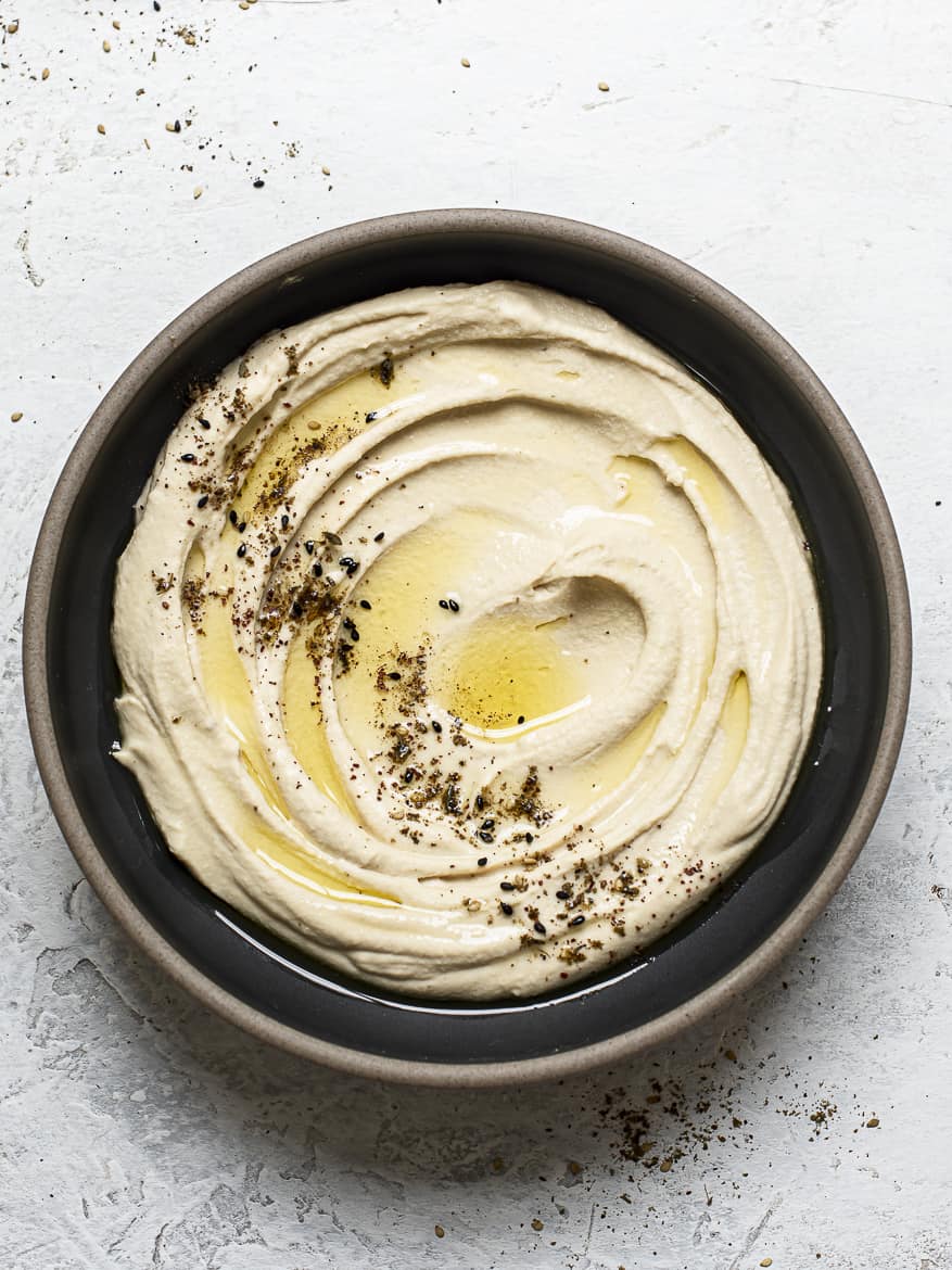 Ultra Smooth Hummus in bowl
