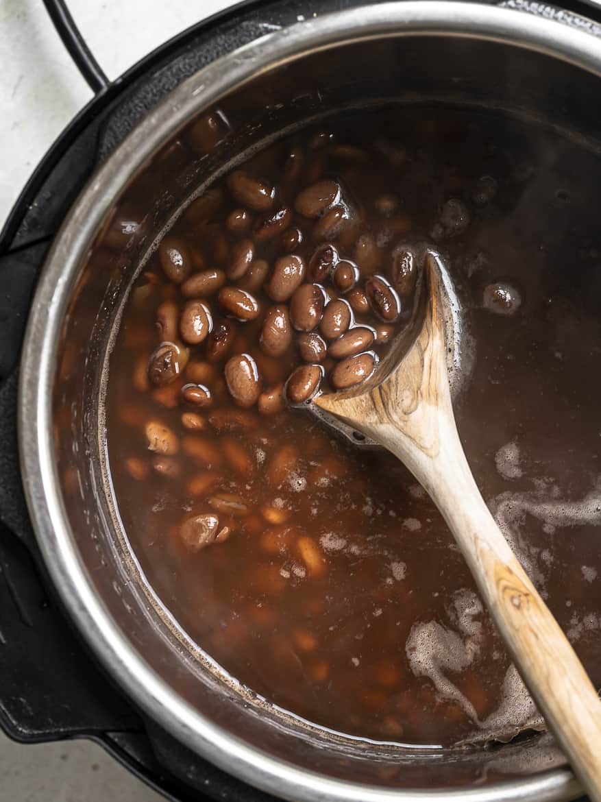 Cooked Pinto beans in the Instant Pot