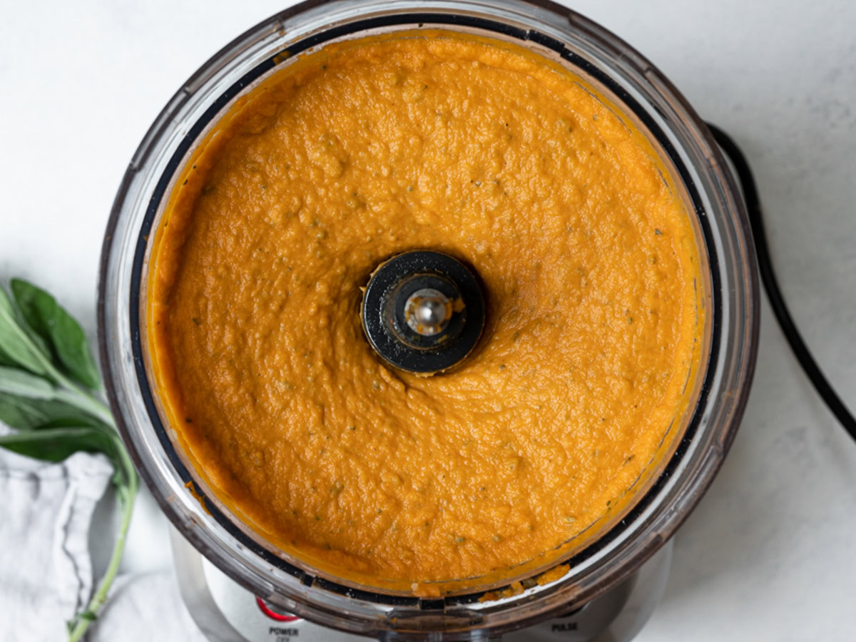 Pureed sweet potato mixture