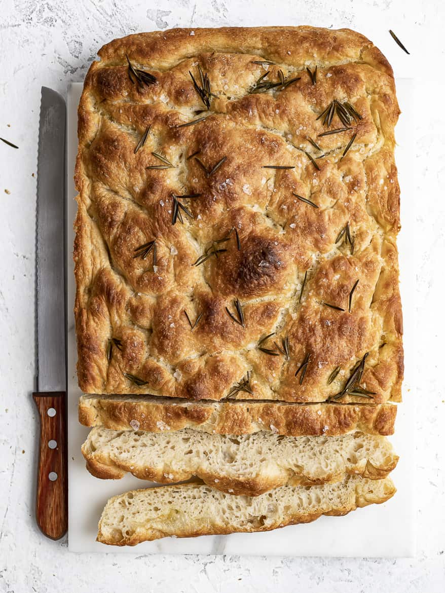 Homemade Focaccia with Rosemary