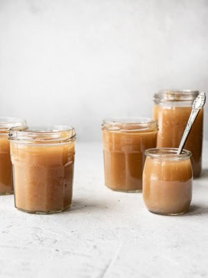 Instant Pot Applesauce in jars