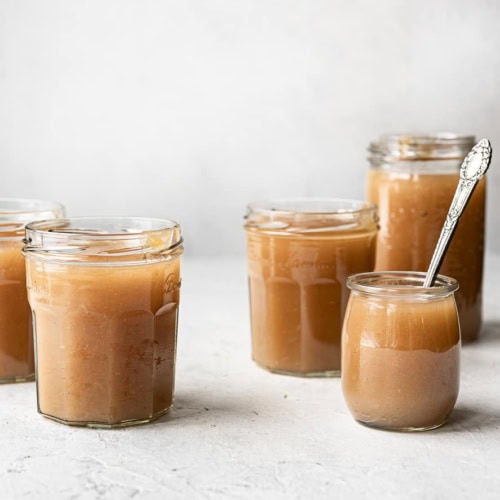 Instant Pot Applesauce in jars