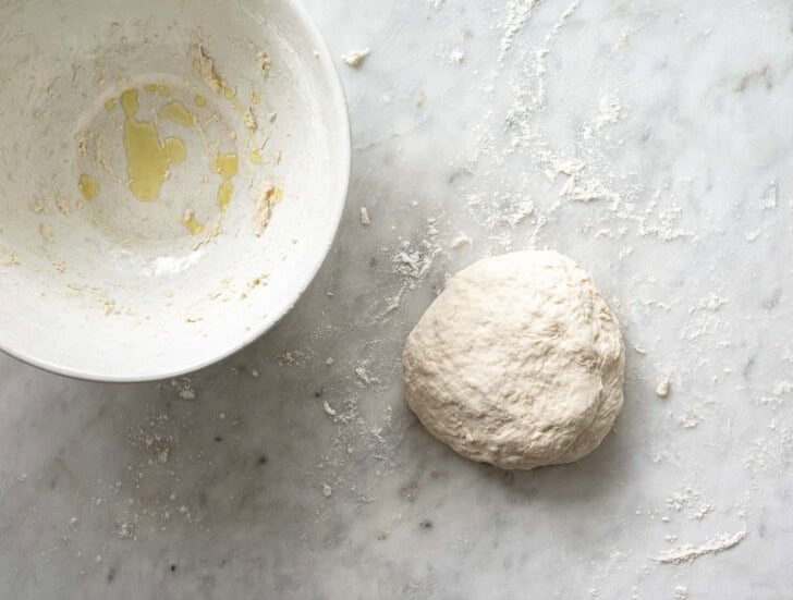 Dough ball to make naan