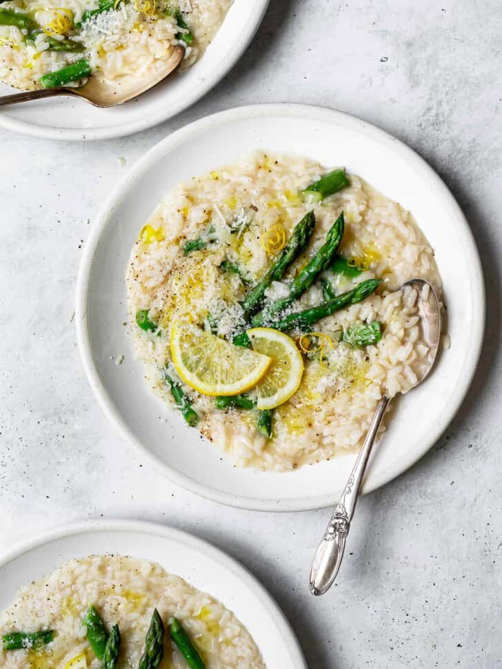 Lemon Asparagus Risotto 