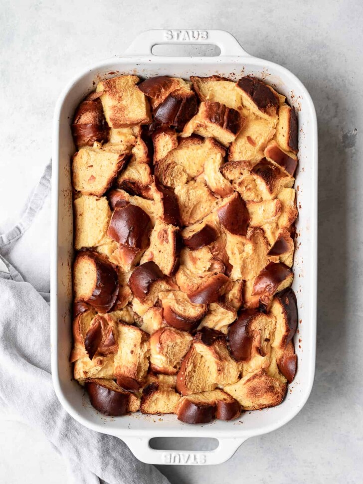 Baked French Toast in baking dish