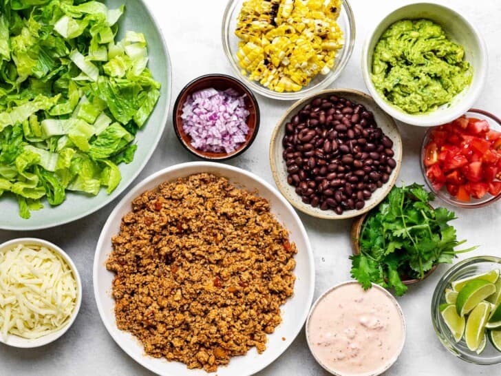 ingredients for taco salad