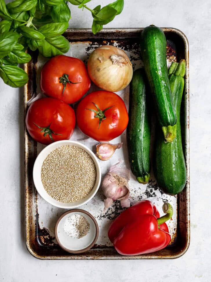 Ingredients for soup