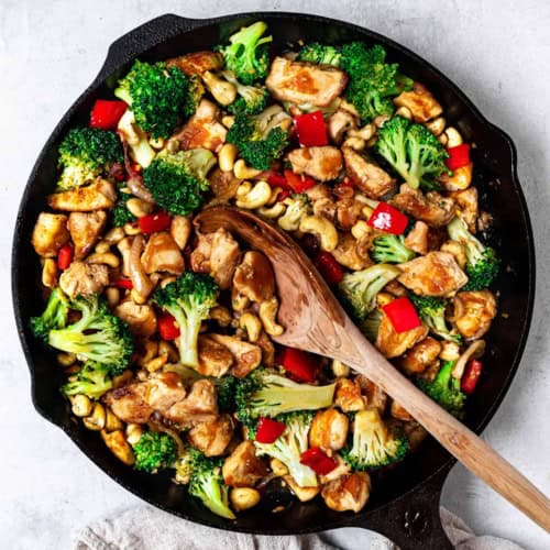 Cashew Chicken and Broccoli
