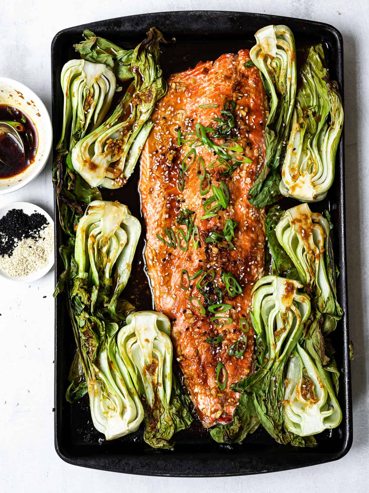 Teriyaki Salmon with Baby Bok Choy Sandra Valvassori