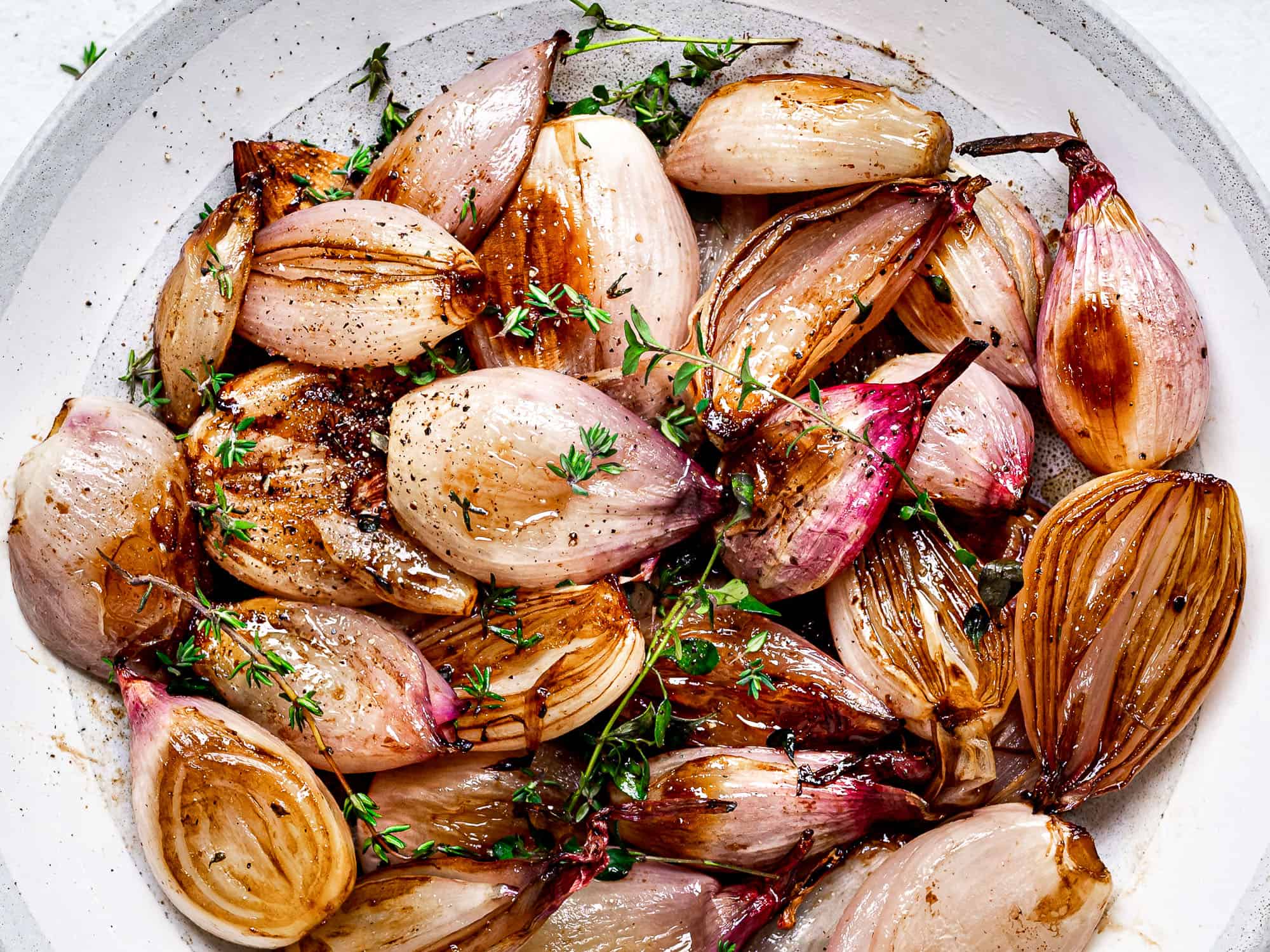 Balsamic Roasted Shallots Sandra Valvassori