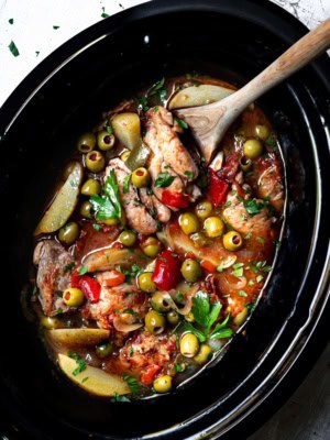 Slow cooker Chicken Stew In Slow Cooker