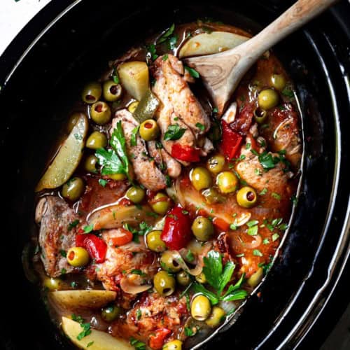 Slow cooker Chicken Stew In Slow Cooker
