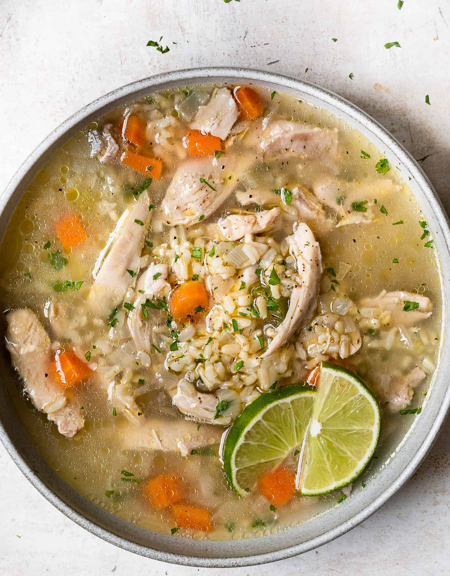 Chicken And Rice Soup - Sandra Valvassori