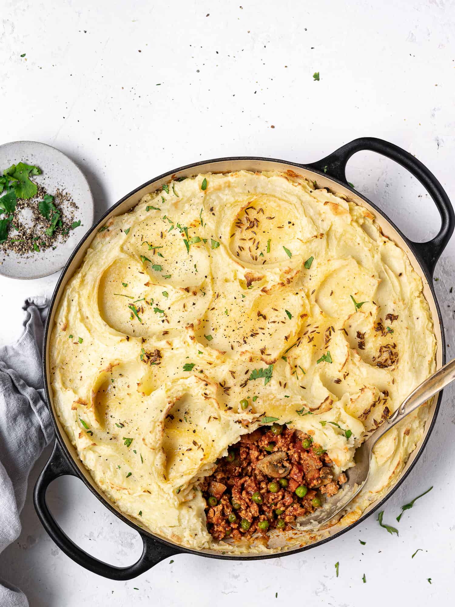 Indian-Spiced Shepherd's Pie - Sandra Valvassori