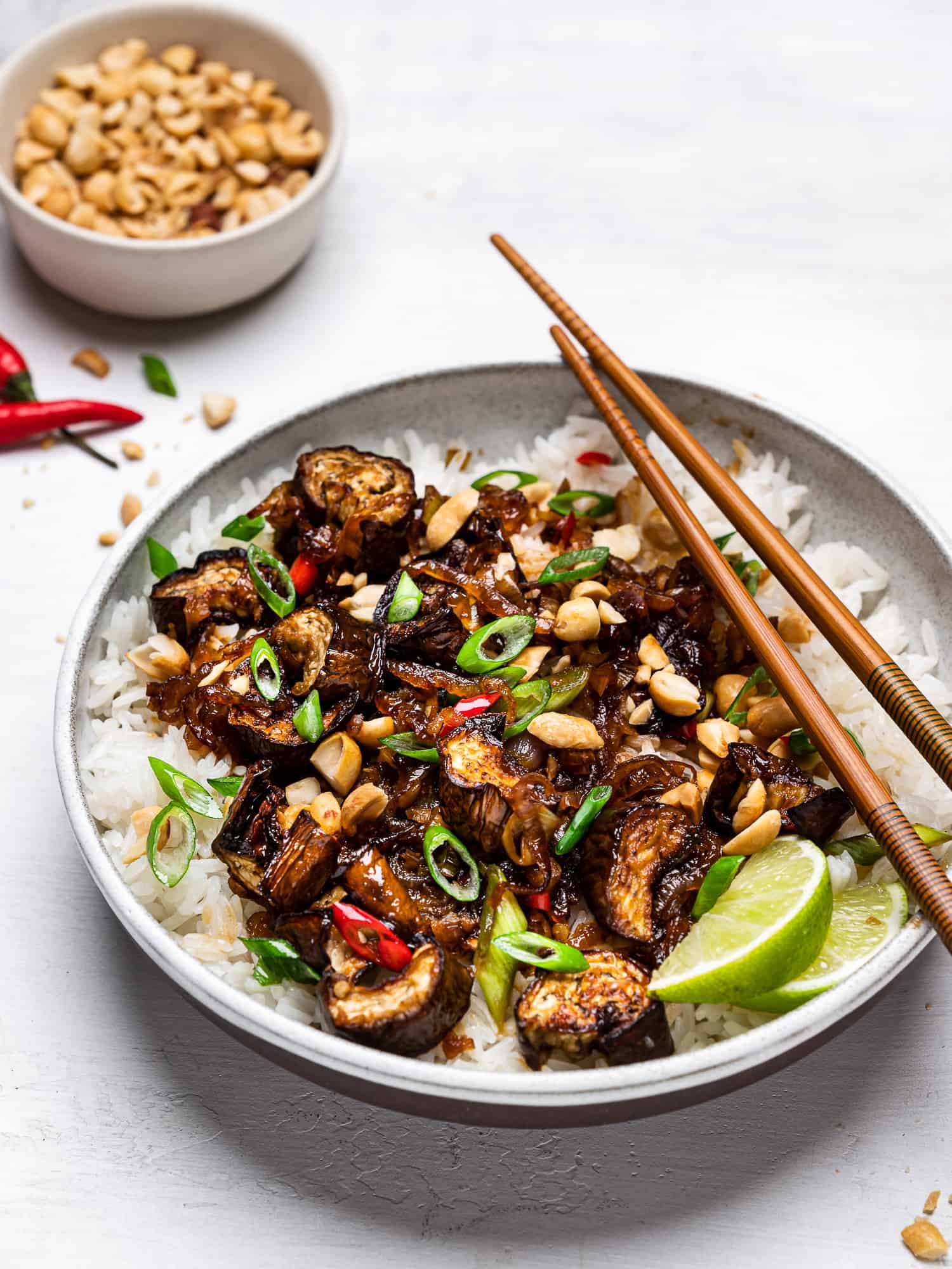 Chinese Eggplant Stir-Fry - Sandra Valvassori