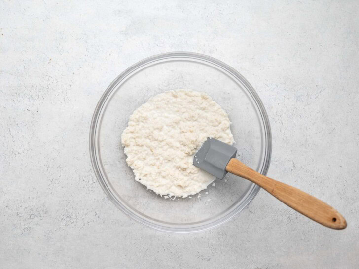 bread crumbs soaking in milk