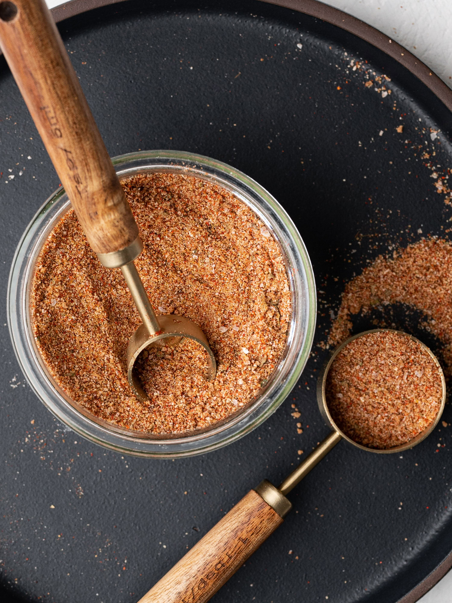 top-view of fajita seasoning