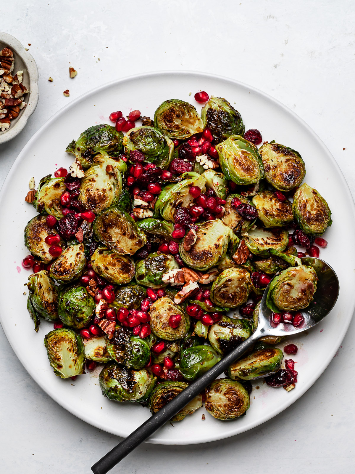 Roasted Brussels Sprouts with Balsamic-Garlic Glaze