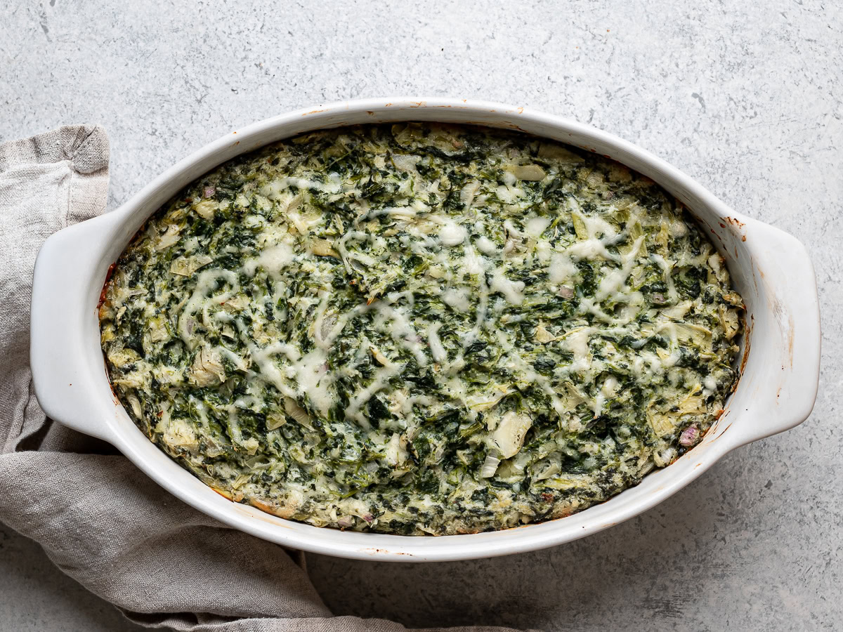 Spinach Artichoke Dip - Sandra Valvassori