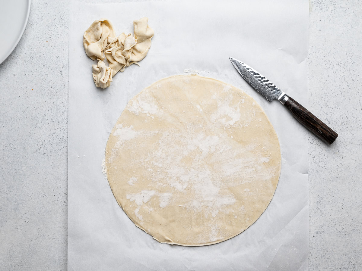 puff pastry circle cut out