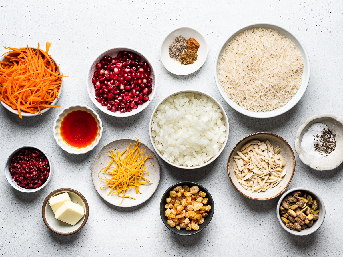 ingredients to make rice recipe