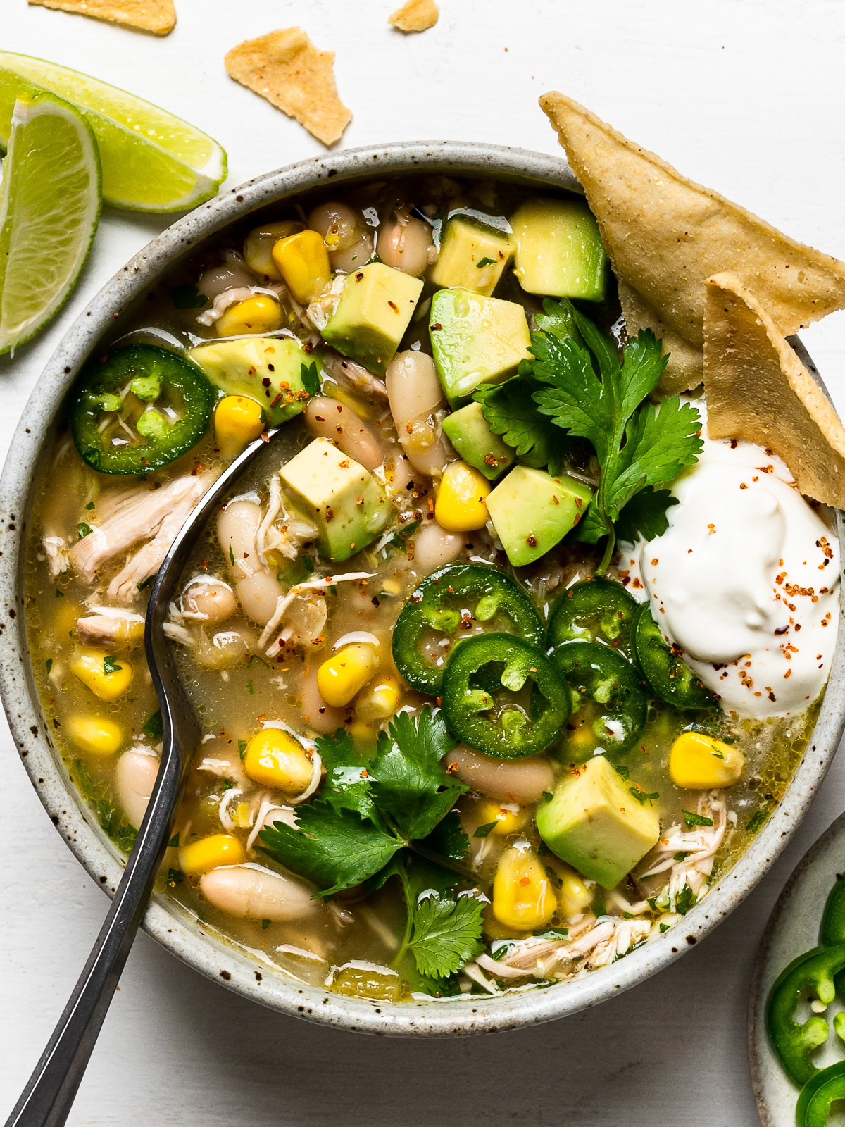 Slow Cooker White Chicken Chili