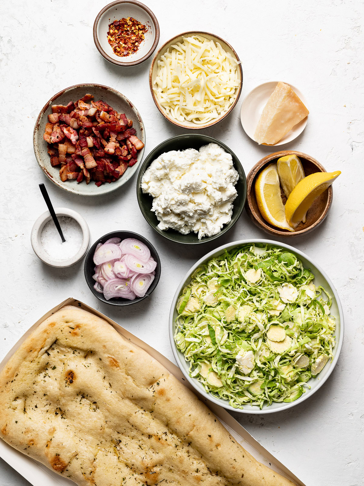 ingredients for flatbread pizza