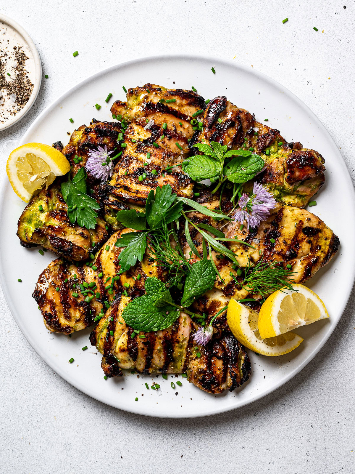 Indoor Mixed Grill with Yogurt BBQ Sauce