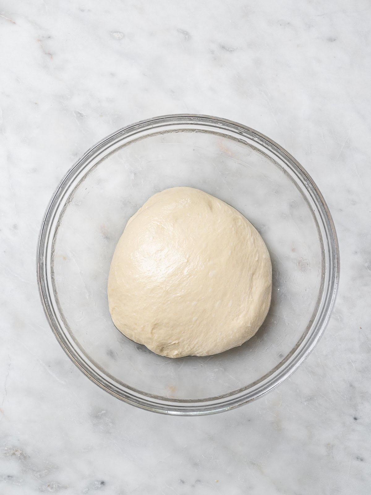 dough in bowl for first rise