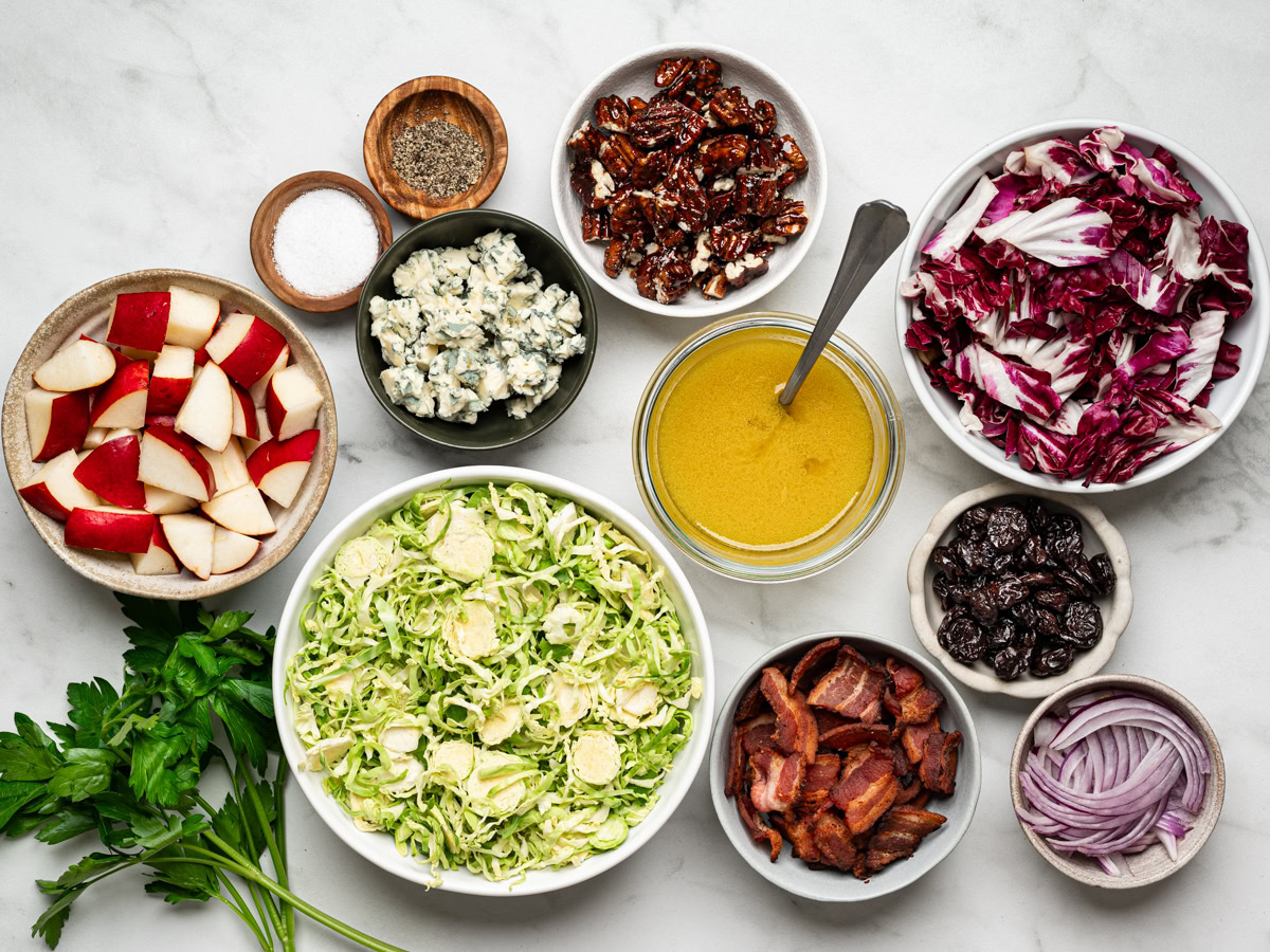 recipe ingredients prepared in small bowls 