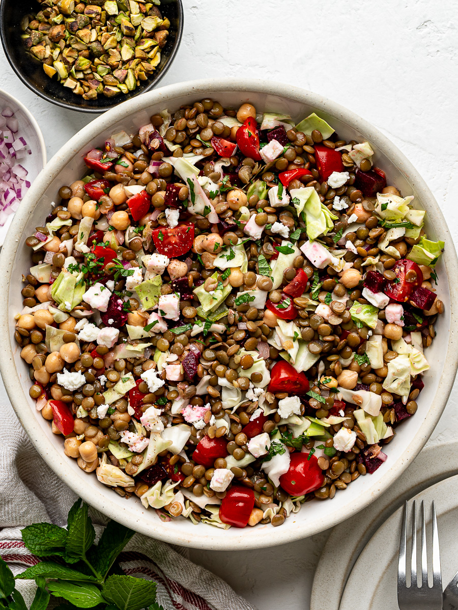 Lentil Chopped Salad